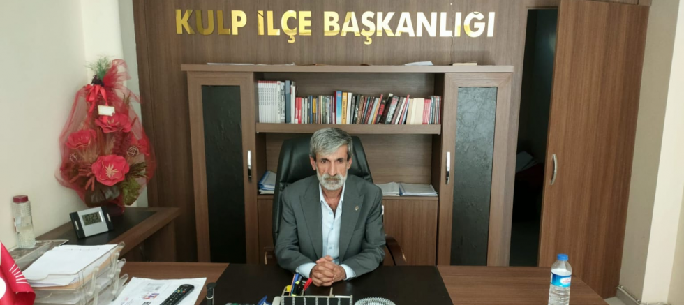 CHP KULP İLÇE BAŞKANI MEHMET İHSAN SANCAR: “SYDV ÇALIŞANLARININ SORUNLARI HEPİMİZİN SORUNUDUR” - GÜNDEM - İnternetin Ajansı