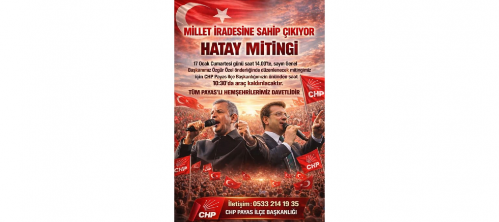 Erdinç Keskin: Millet İradesine Hatay’da Hep Birlikte Sahip Çıkacağız - GÜNDEM - İnternetin Ajansı