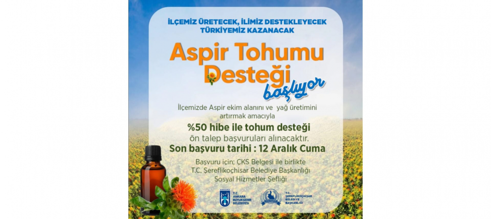 Mustafa Koçak: “Aspir tohumu desteği başlıyor, üreticimizin yanındayız” - GÜNDEM - İnternetin Ajansı
